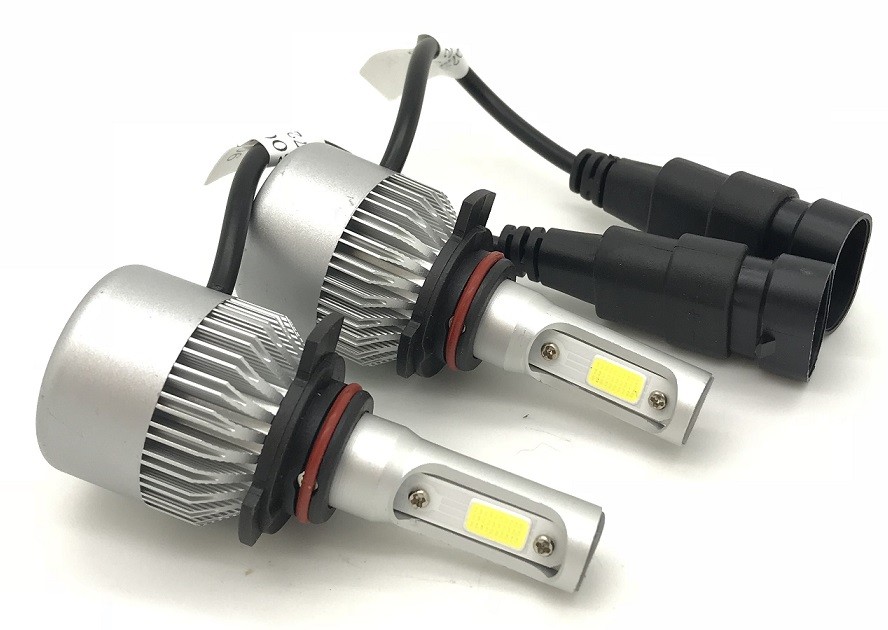 Set 2 leduri HIR2 / 9012 COB Canbus pentru far auto putere 72W, luminozitate 8000 Lm, 12V - 24V COB-HIR2 (9012)