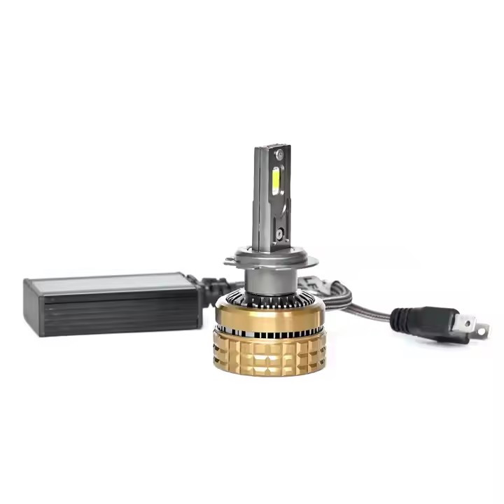Set 2 leduri H7 H100 Canbus pentru far auto, putere 100W, luminozitate 15.000 Lm, 12V H100-H7