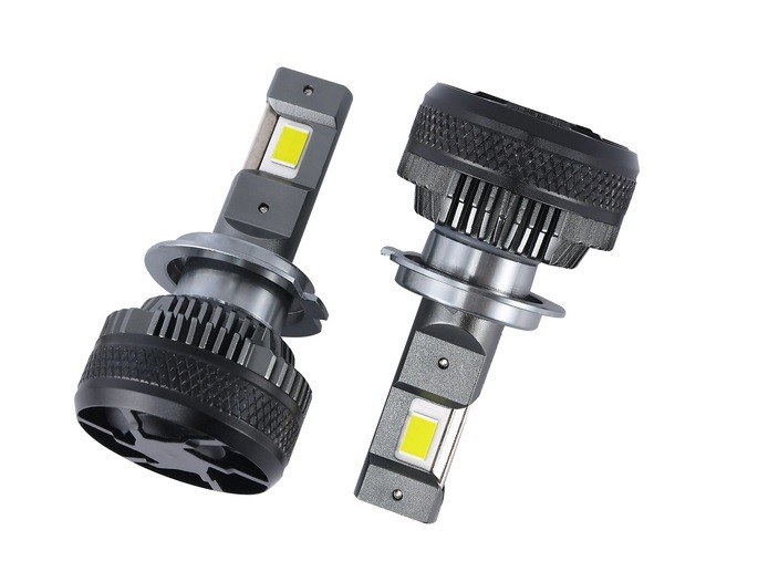 Set 2 leduri H7 X12 Canbus pentru far auto, putere 120W, luminozitate 18.000 Lm, 12V-24V X12-H7